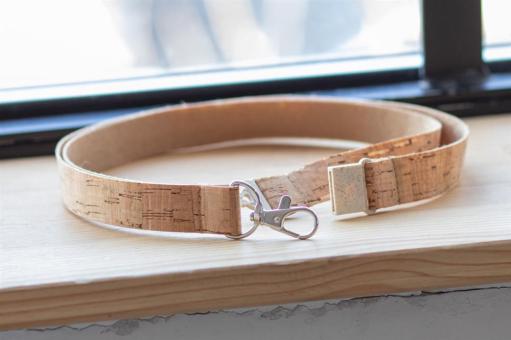 Trino cork lanyard Fawn