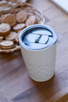 Blur copper insulated thermo cup White