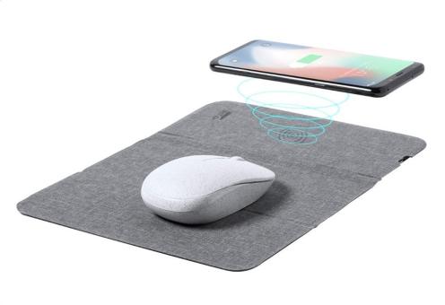 Kimy Wireless-Charger Mousepad Grau