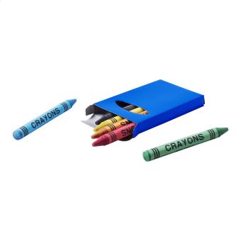 Sorell 6 pc crayon set Aztec blue