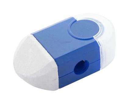 Pencix Radiergummi und Spitzer Blau/weiß