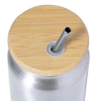 Divern mason jar cup Silver
