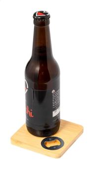 Lestral bottle opener coaster Nature