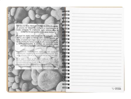 Revia Steinpapier-Notizbuch Natur