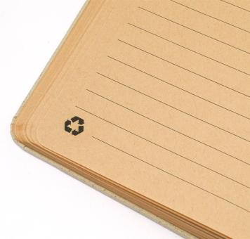 Romia Graspapier-Notizbuch Natur