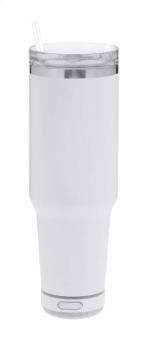 Frana thermo mug with speaker White