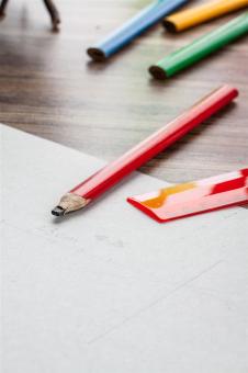 Carpenter pencil Red