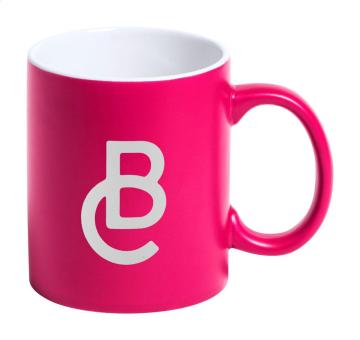 Covory Tasse Rosa/weiß
