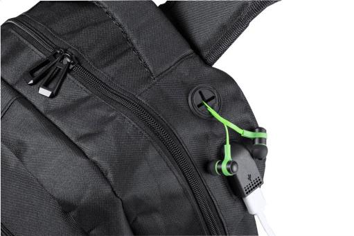 Halnok Rucksack Schwarz