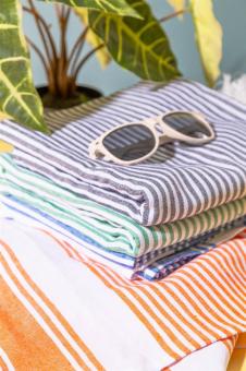 Myrtos Strandtuch Blau