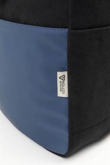 Blakkan Back Rucksack aus recyceltem Canvas Blau