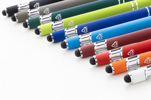 Tonnel Soft touch ballpoint pen Purple/red