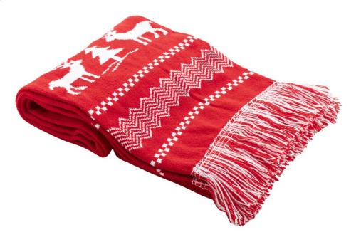 Skandihals Christmas winter scarf Red