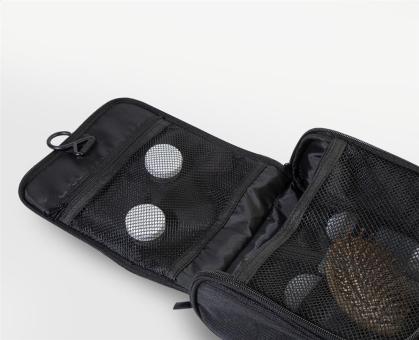 Susity RPET Kosmetiktasche zum Hängen Schwarz