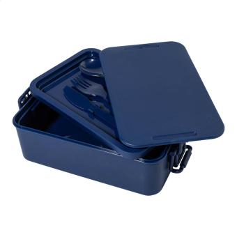Duplox stackable lunch box Dark blue