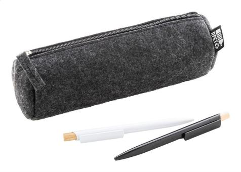 Refelt Draw RPET Stiftemäppchen Dunkelgrau