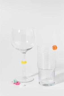 Cupperty Glasmarkiererset Weiß