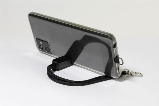 CuffStand RPET mobile holder wristband Black