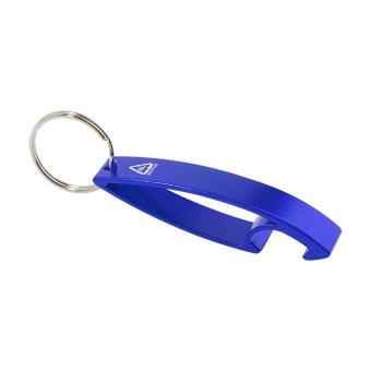 Ellopi bottle opener keyring Aztec blue