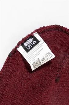 Patchie Wintermütze Burgund