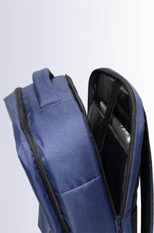 VacuFly Handgepäck-Kompressionsrucksack aus RPET Dunkelblau