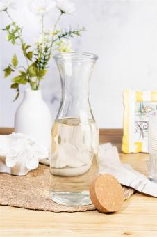 Vinea Karaffe aus recyceltem Glas Transparent