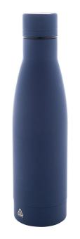 Rubbar Flasche aus recyceltem Edelstahl Dunkelblau