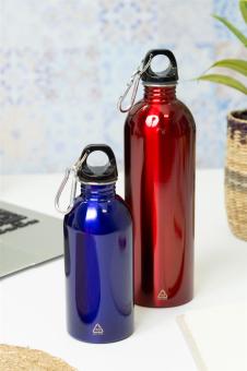 Ressuto Flasche aus recyceltem Edelstahl Blau