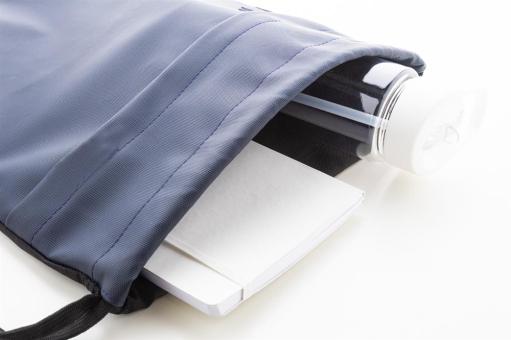 Pudrow RPET drawstring bag Dark blue