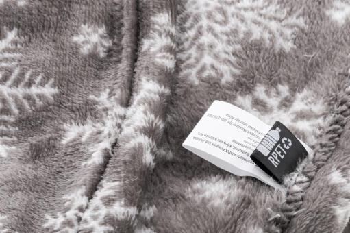 Knivsta RPET Christmas blanket Convoy grey