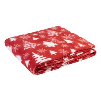 Kokkola RPET Christmas blanket Red