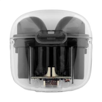 Trance RABS transparent wireless earphones Black