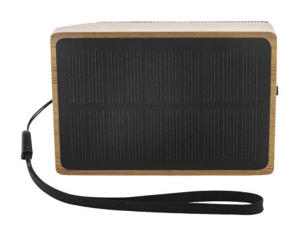 SolBeat Kabelloser Solarlautsprecher, natur Natur,schwarz