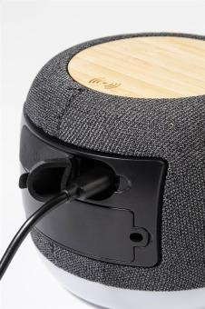 Luzfi Wireless-Charger und Lautsprecher Dunkelgrau