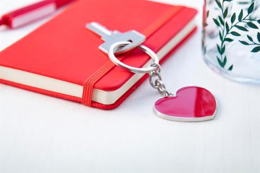 Valentine keyring Red