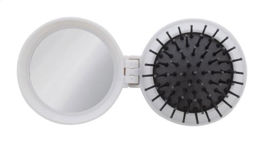 Rabrush RABS Haarbürste mit Spiegel Weiß