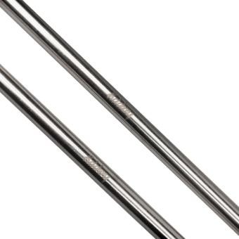 Straw set "Steel" Silver