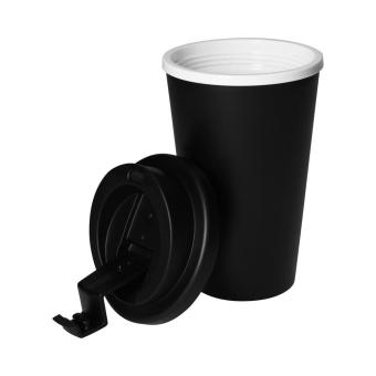 Kaffeebecher "Premium Deluxe" Schwarz