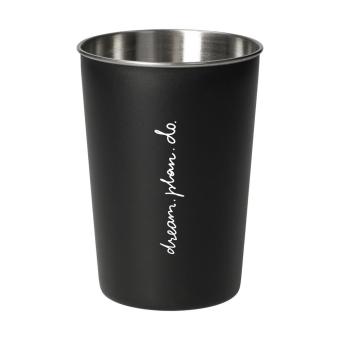 Edelstahlbecher "Metallo", 270 ml Silber
