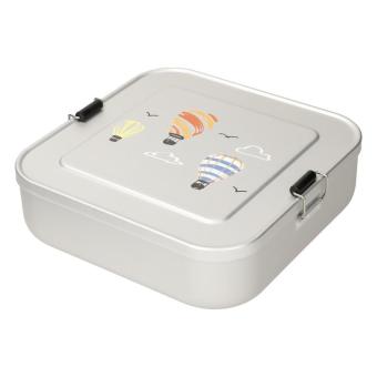 Lunch box "Quadrado", large Silver