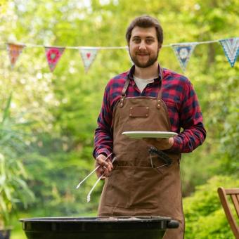 Apron "Deluxe" Brown