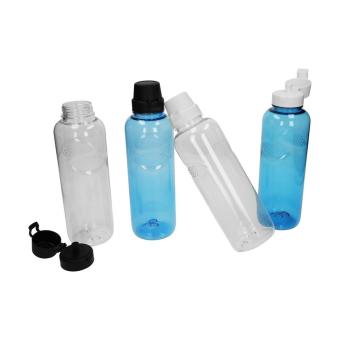 Drink bottle Carve "School" clear-transparent 1.0 l Transparent blue
