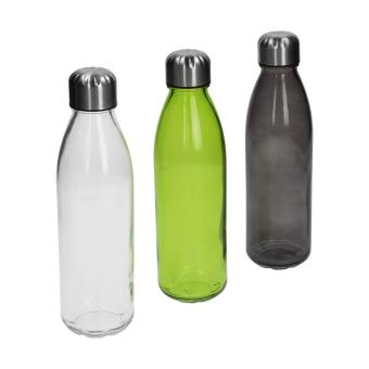 Glasflasche "Colare", 0,60 l Transparent grau