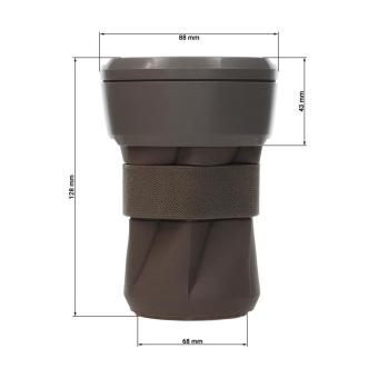 Kaffeebecher "up2u", 0,35 l Aprikose