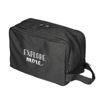 Wash Bag "Travel" Black
