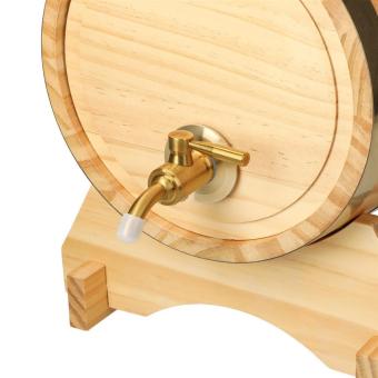 Wooden barrel "Timber", 5 l Nature