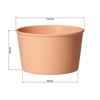 Reusable cup "ToGo", 460 ml, elastoNature Slate blue