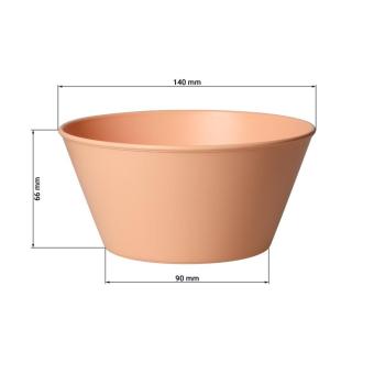Reusable cup "ToGo", 620 ml, elastoNature Slate blue