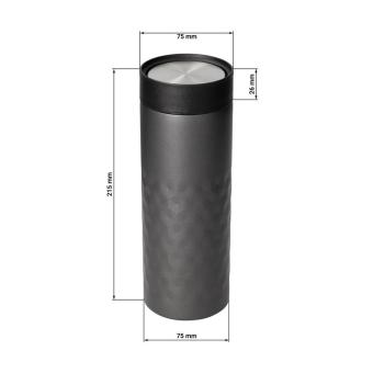 Thermobecher "Crystal", 450 ml Grau