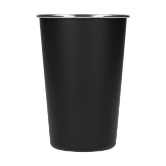 Edelstahlbecher "Metallo", 500 ml Silber